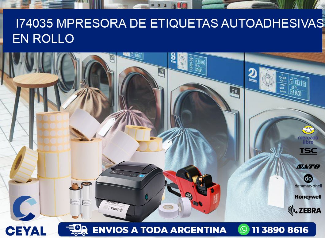 I74035 mpresora de etiquetas autoadhesivas en rollo