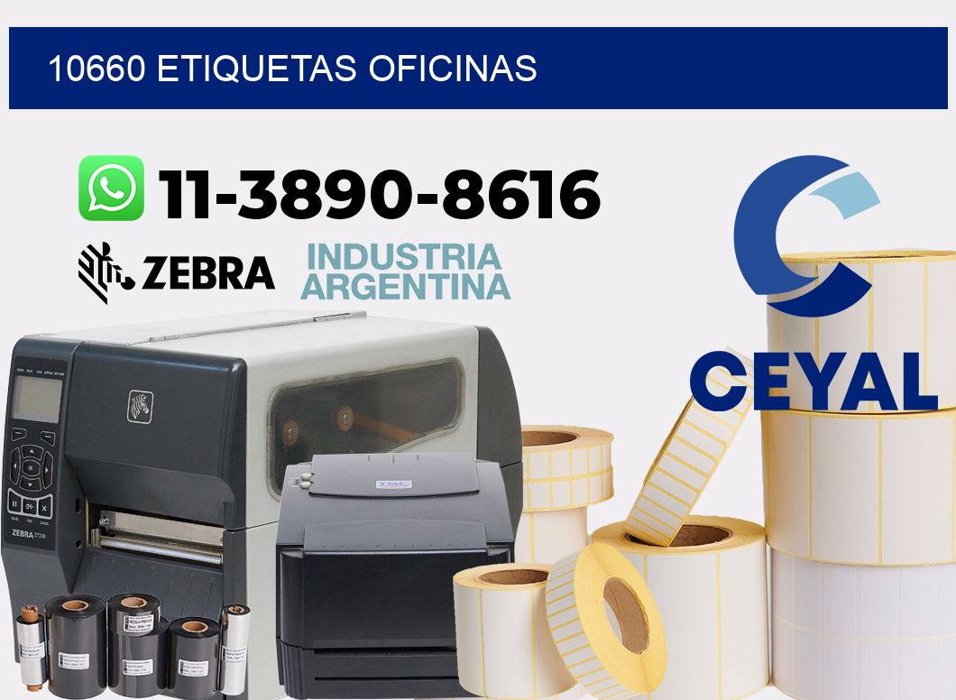10660 etiquetas oficinas