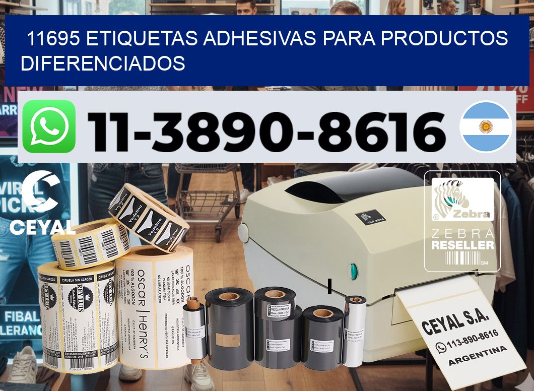 11695 Etiquetas adhesivas para productos diferenciados