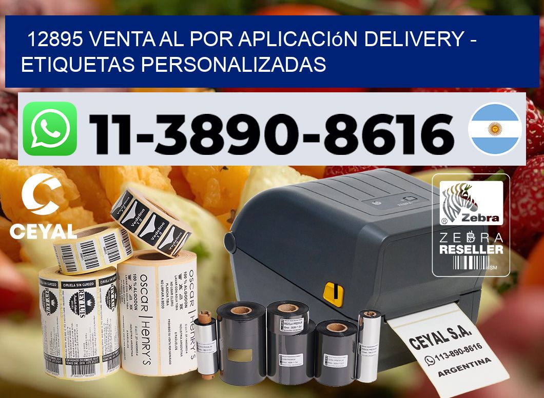 12895 Venta al Por Aplicación delivery – Etiquetas Personalizadas