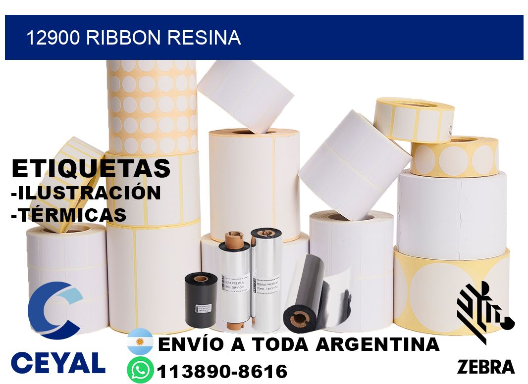 12900 ribbon resina