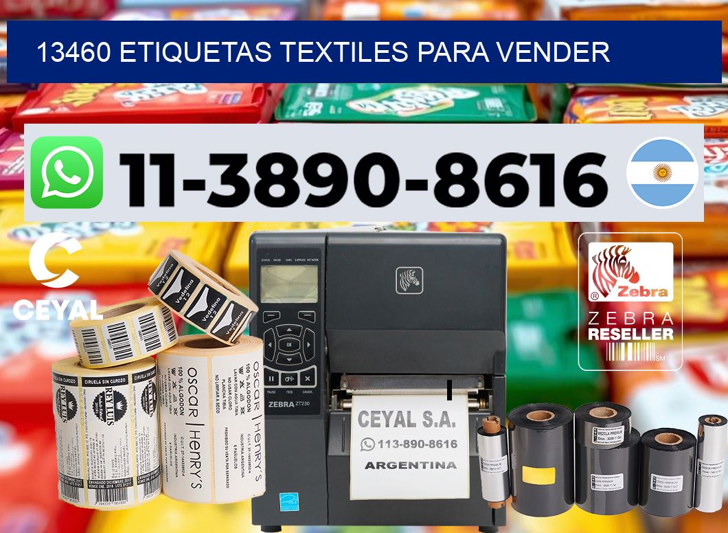13460 Etiquetas textiles para vender