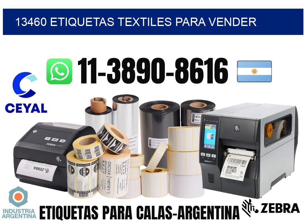 13460 Etiquetas textiles para vender