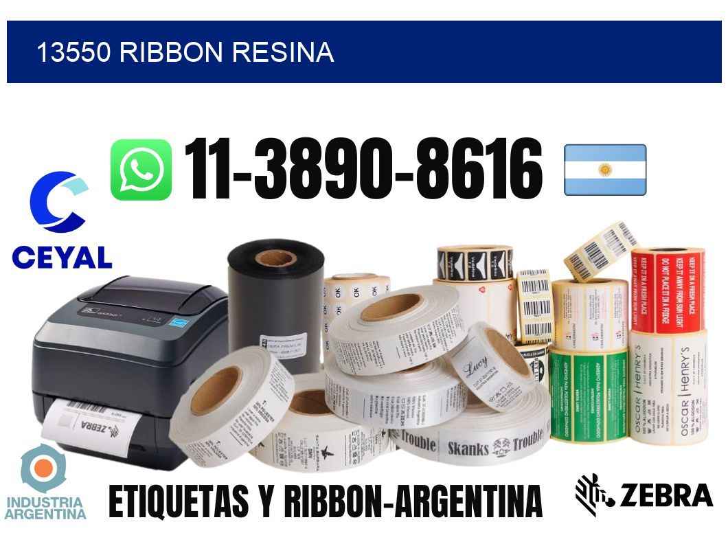 13550 ribbon resina