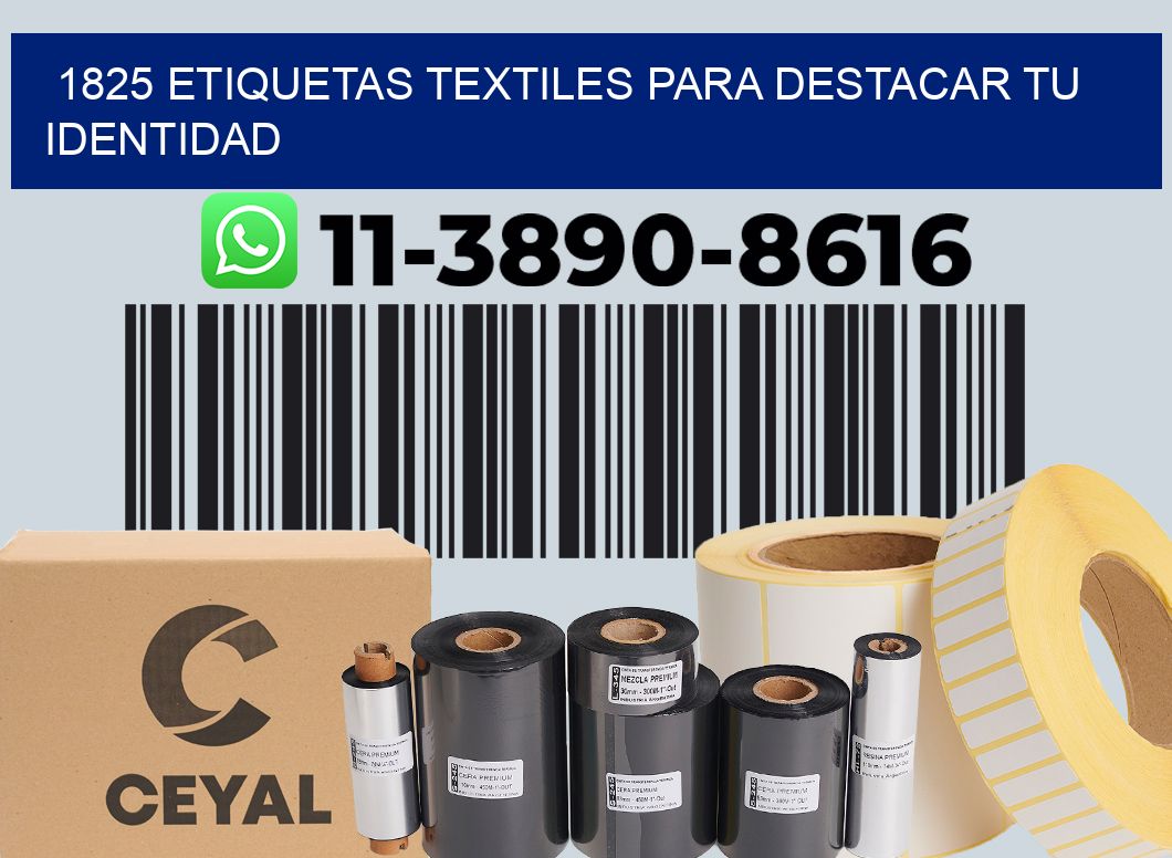 1825 Etiquetas textiles para destacar tu identidad