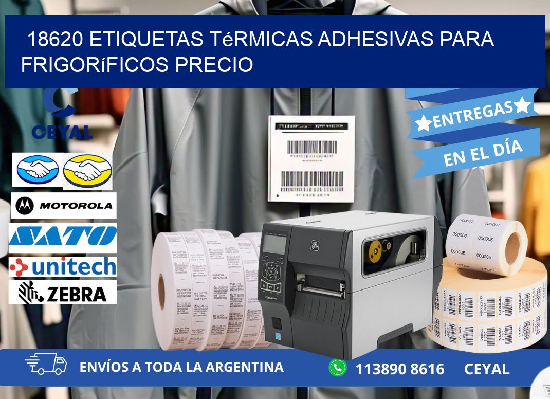 18620 etiquetas térmicas adhesivas para frigoríficos precio
