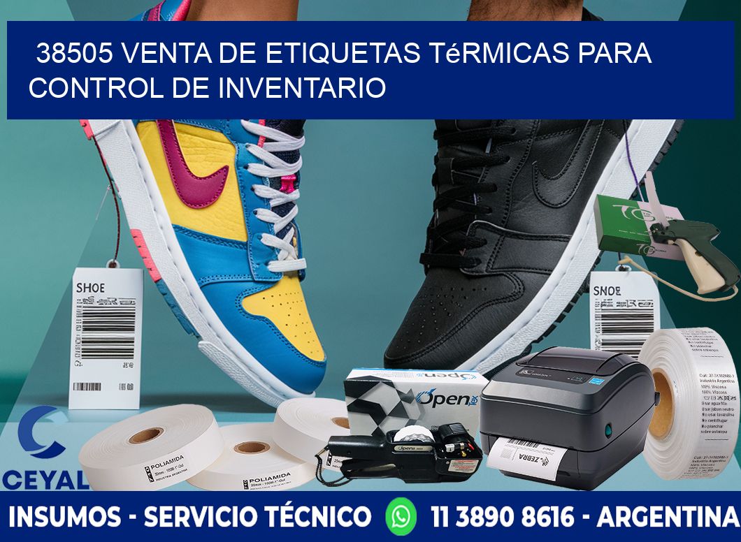 38505 venta de etiquetas térmicas para control de inventario