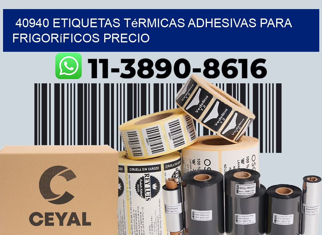 40940 etiquetas térmicas adhesivas para frigoríficos precio
