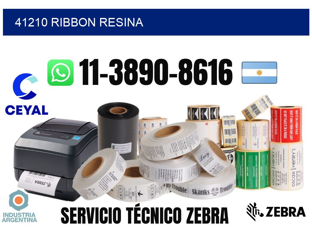 41210 ribbon resina