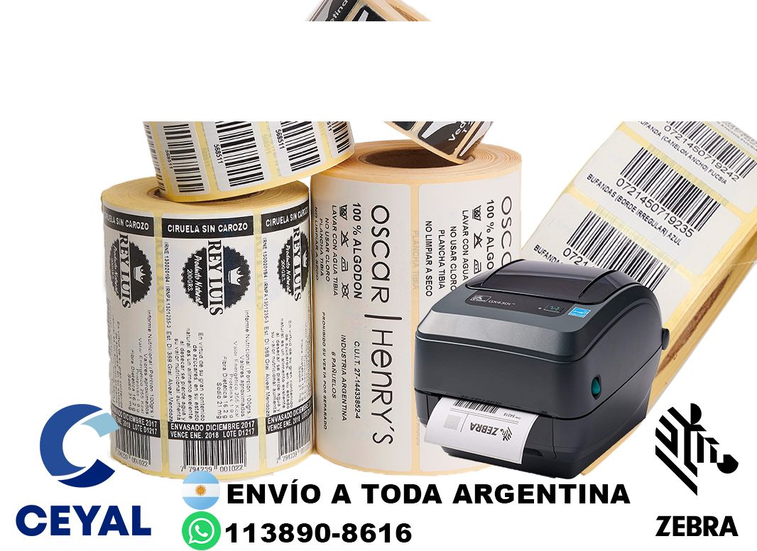 4170 precio de etiquetas térmicas adhesivas para retail