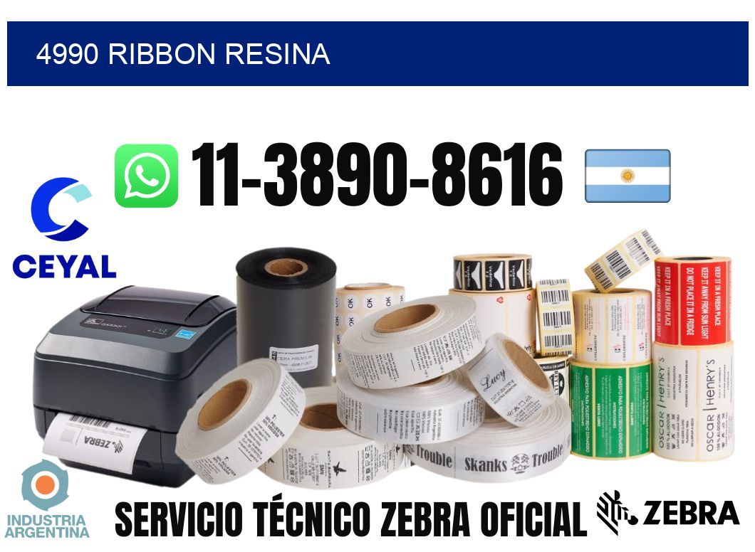 4990 ribbon resina
