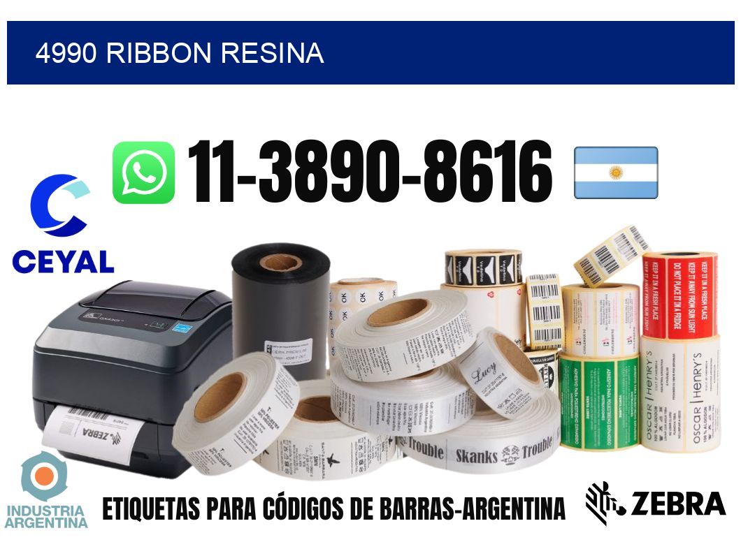 4990 ribbon resina