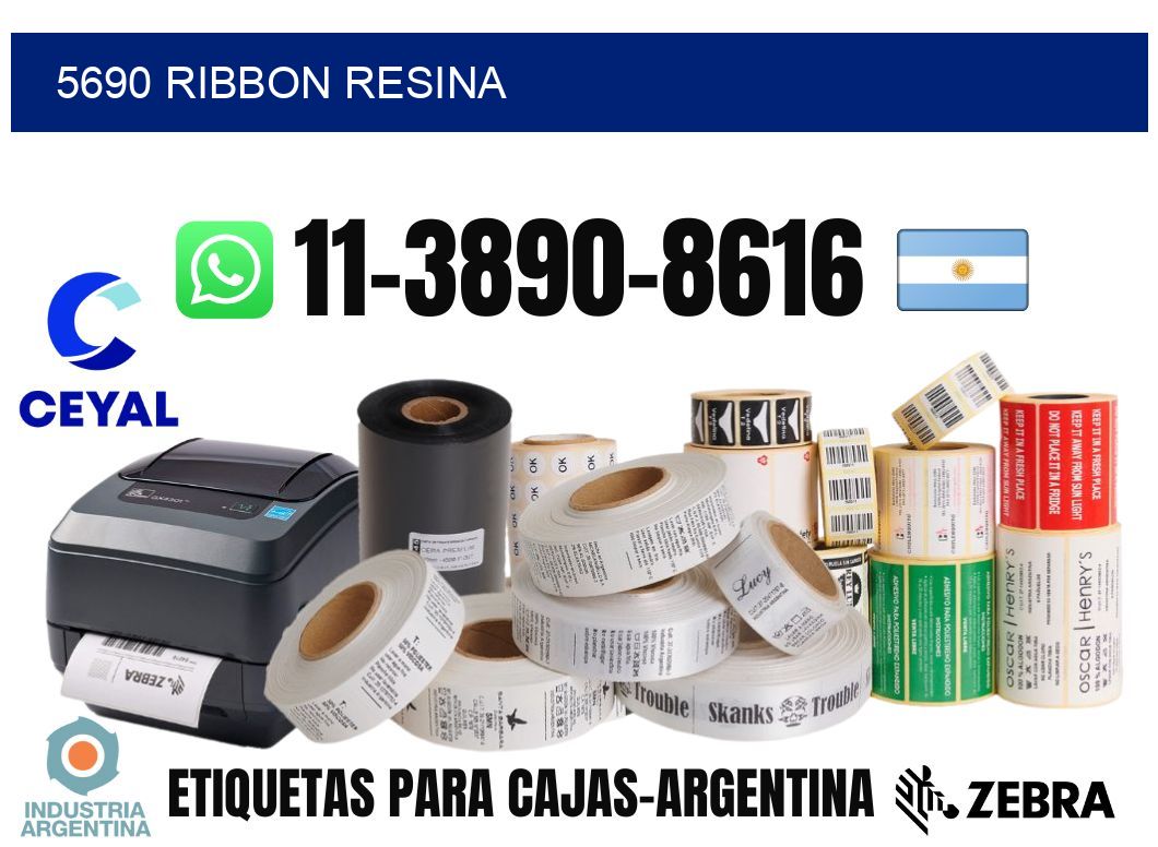5690 ribbon resina