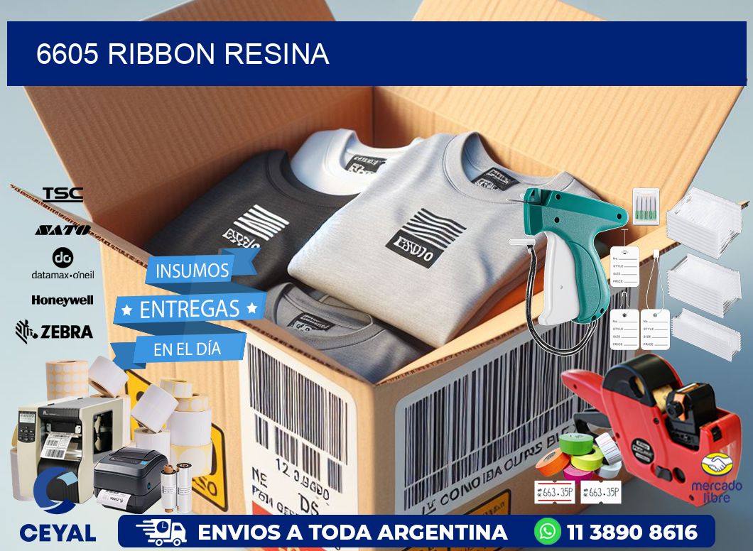 6605 ribbon resina