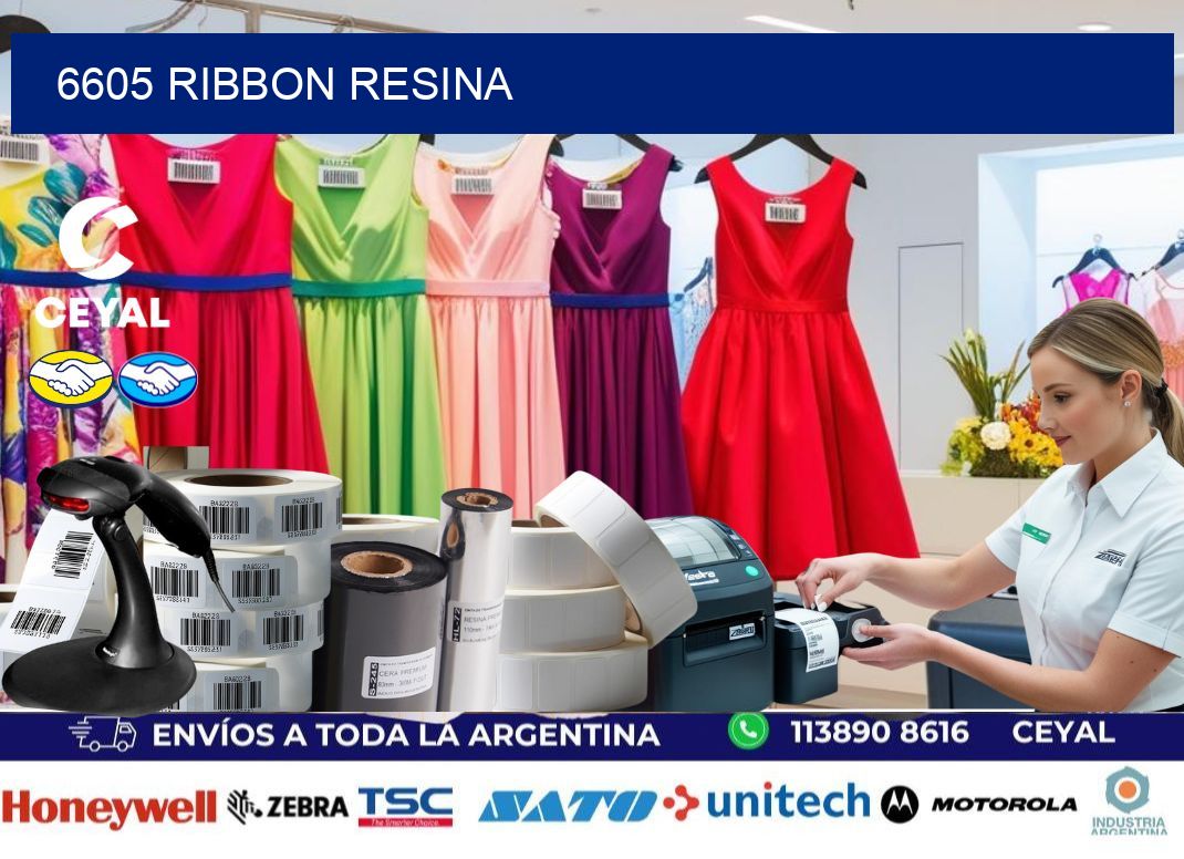 6605 ribbon resina