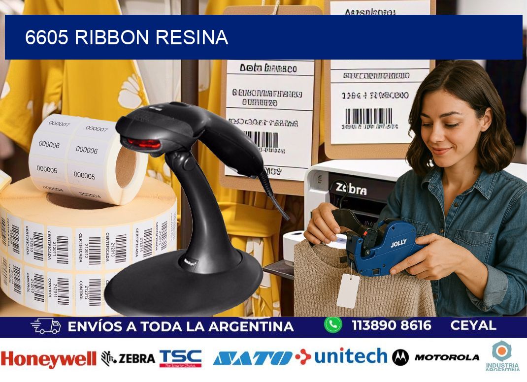 6605 ribbon resina