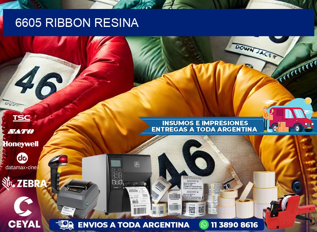 6605 ribbon resina
