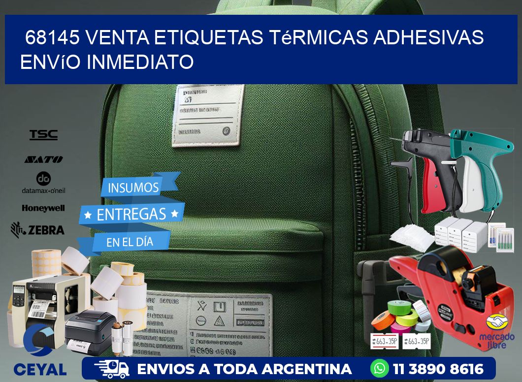 68145 venta etiquetas térmicas adhesivas envío inmediato
