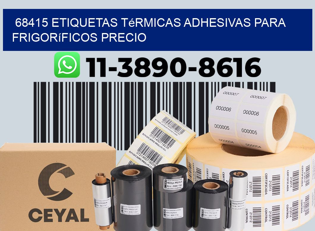 68415 etiquetas térmicas adhesivas para frigoríficos precio