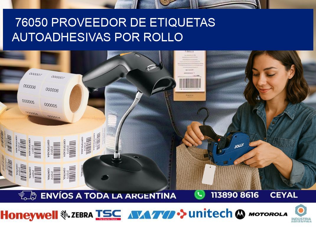76050 proveedor de etiquetas autoadhesivas por rollo