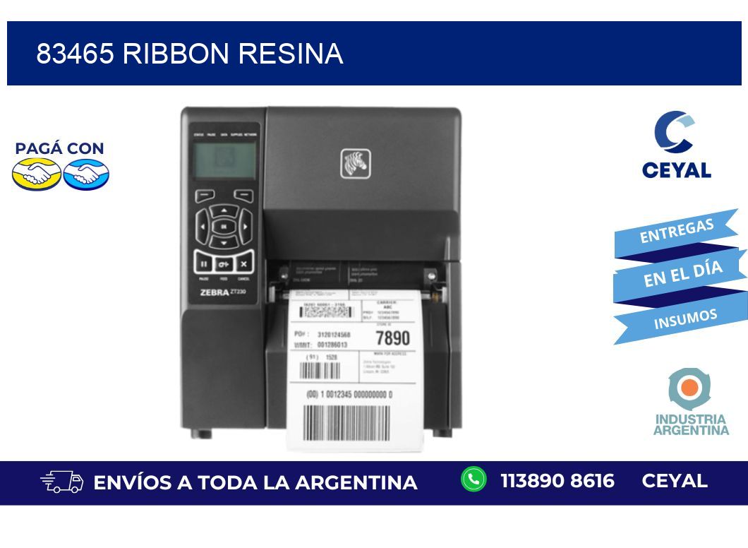 83465 ribbon resina