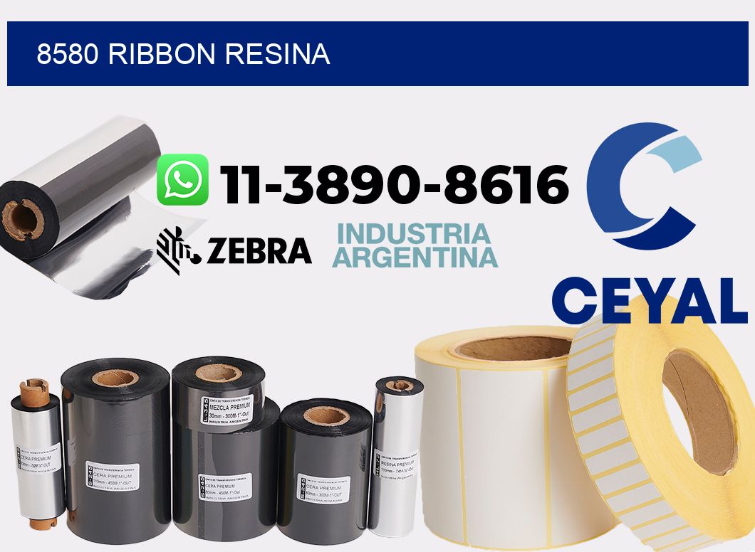 8580 ribbon resina