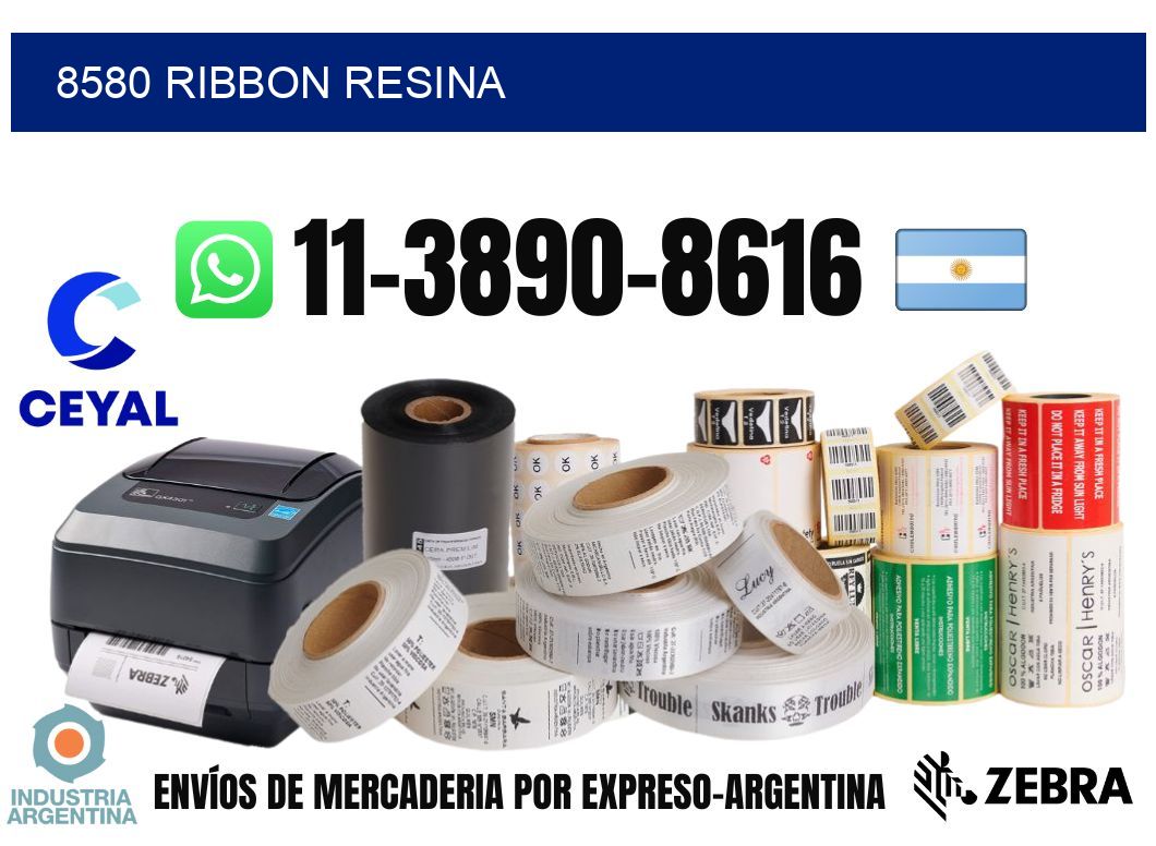 8580 ribbon resina