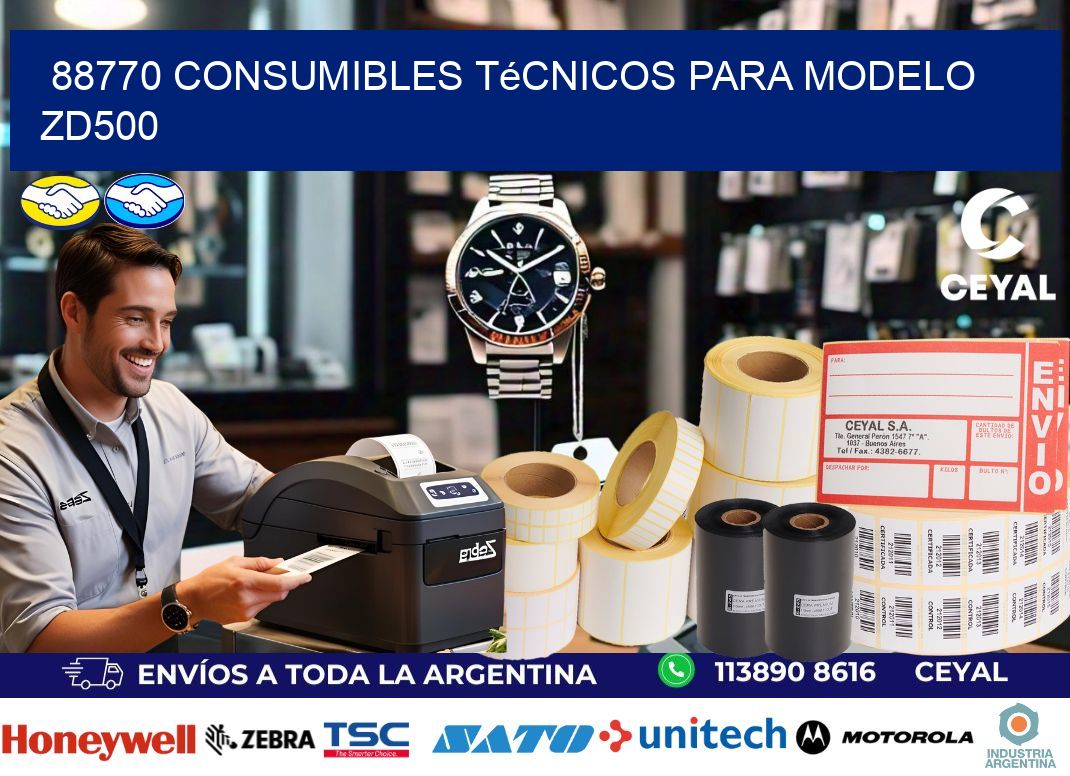 88770 consumibles técnicos para modelo zd500