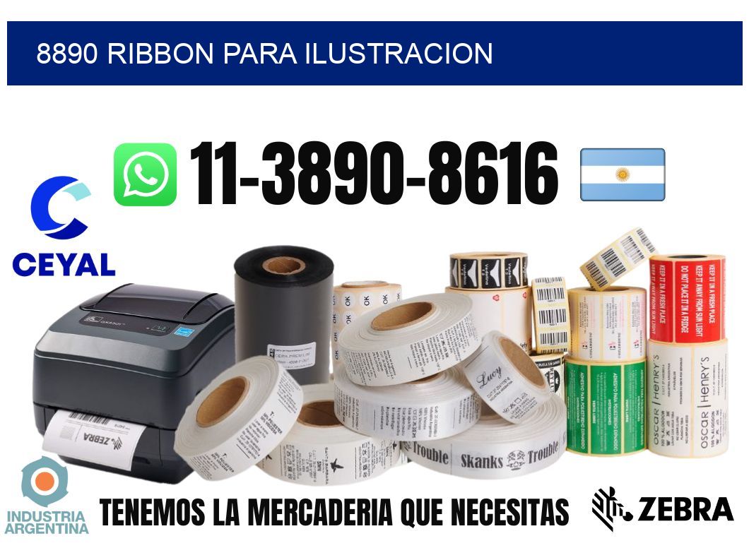 8890 ribbon para ilustracion