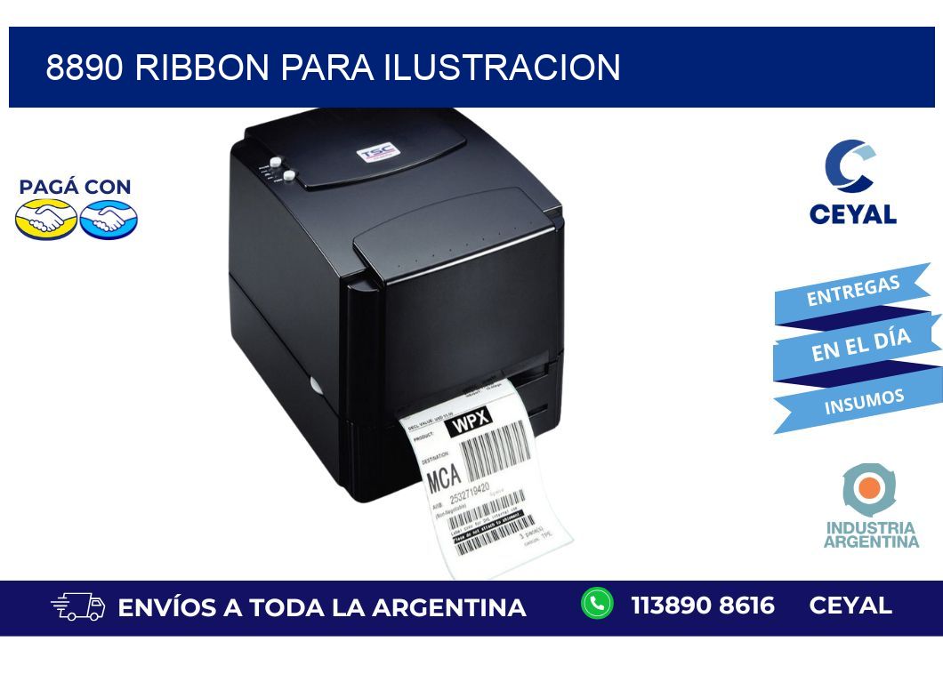 8890 ribbon para ilustracion