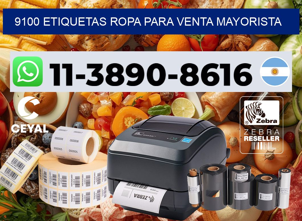 9100 Etiquetas ropa para venta mayorista