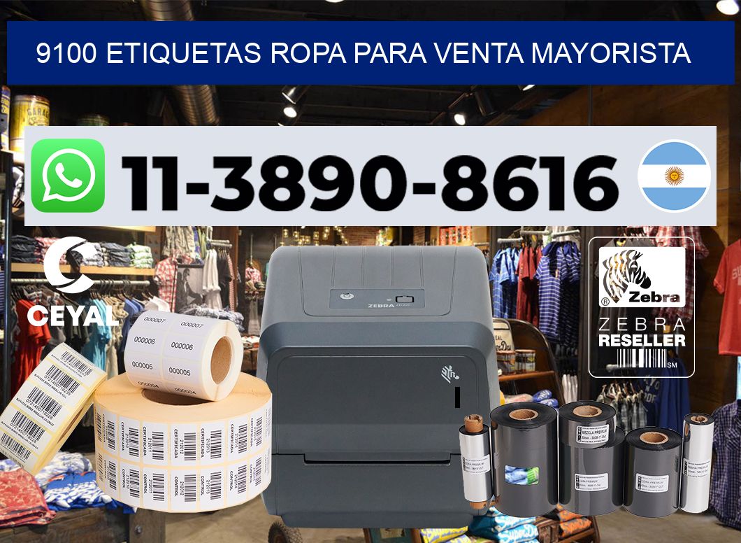9100 Etiquetas ropa para venta mayorista