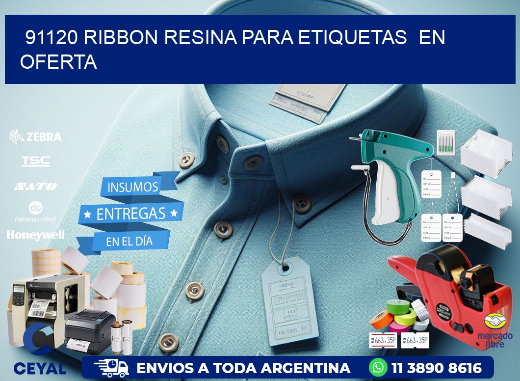 91120 ribbon resina para etiquetas en oferta