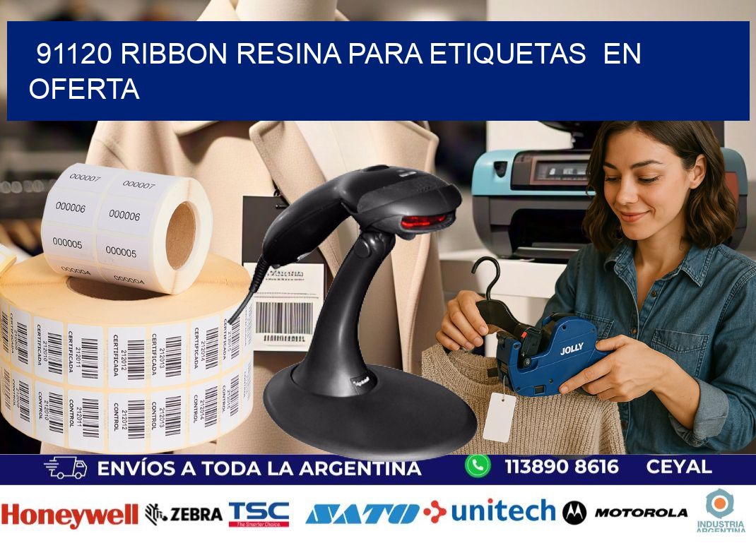 91120 ribbon resina para etiquetas en oferta
