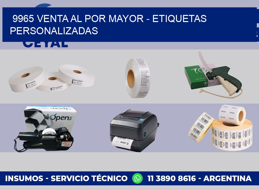 9965 Venta al Por Mayor - Etiquetas Personalizadas