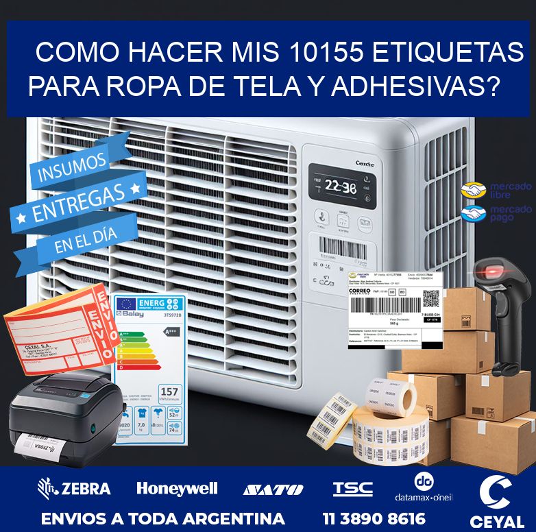 como hacer mis 10155 etiquetas para ropa de tela y adhesivas?