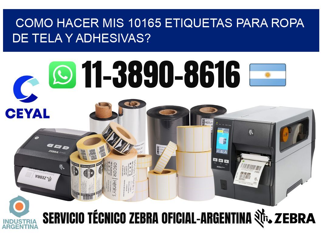 como hacer mis 10165 etiquetas para ropa de tela y adhesivas?