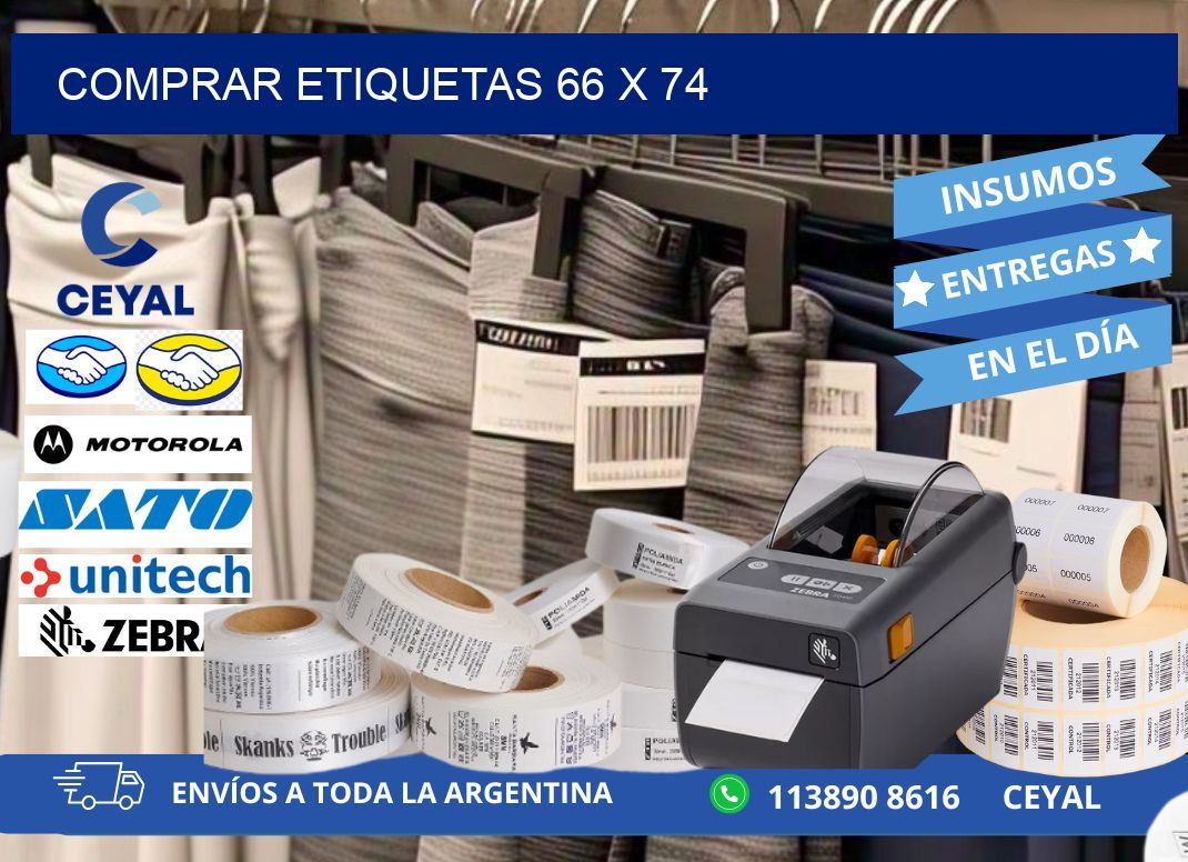 comprar etiquetas 66 x 74