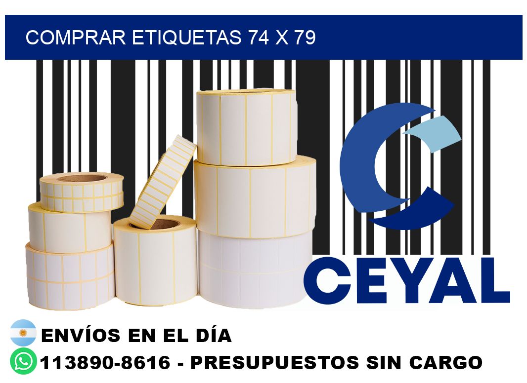 comprar etiquetas 74 x 79