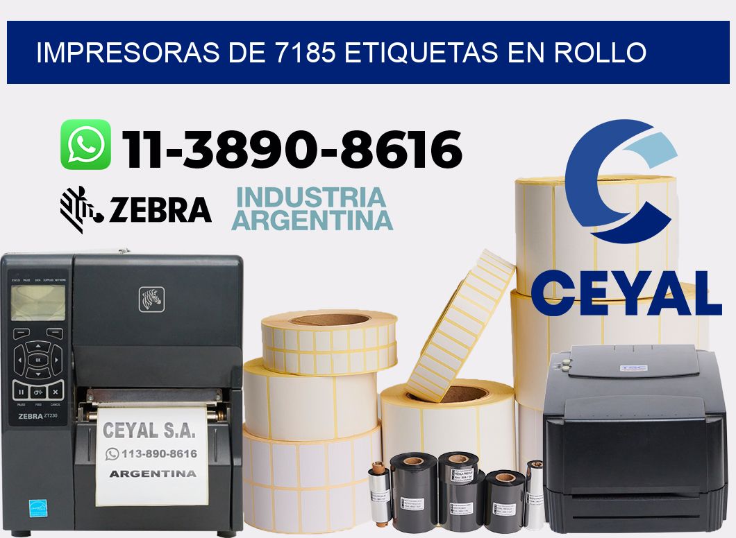 impresoras de 7185 etiquetas en rollo