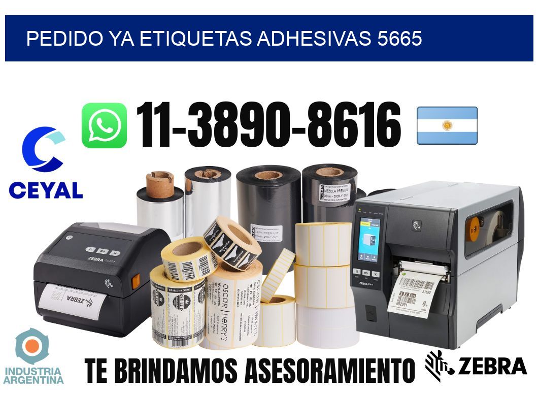 pedido ya etiquetas adhesivas 5665