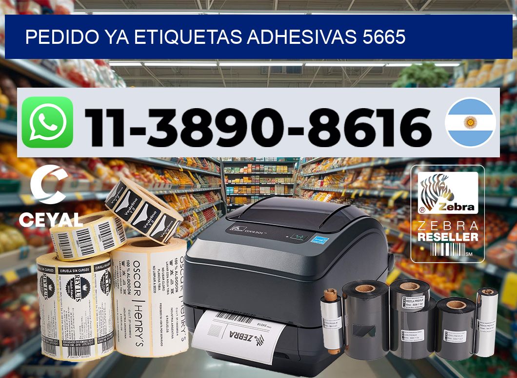 pedido ya etiquetas adhesivas 5665