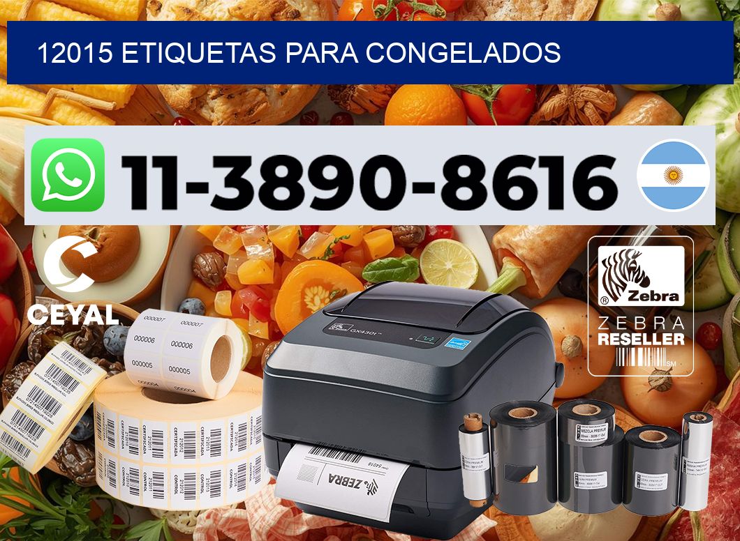 12015 Etiquetas para congelados
