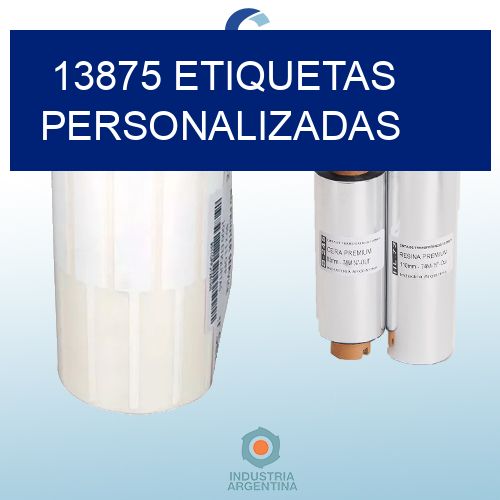 13875 etiquetas personalizadas