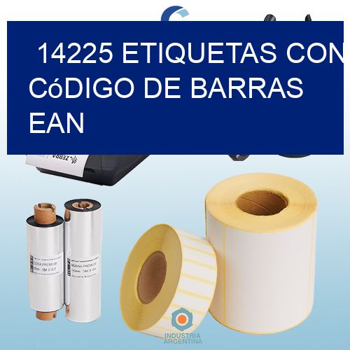 14225 Etiquetas con código de barras EAN