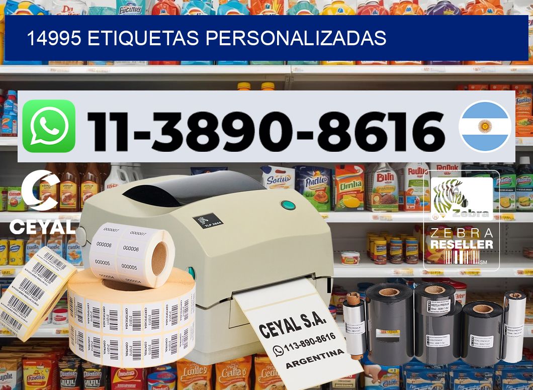 14995 etiquetas personalizadas
