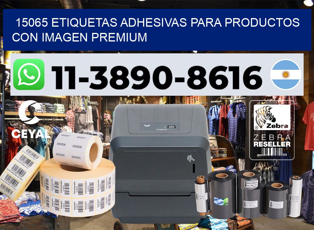 15065 Etiquetas adhesivas para productos con imagen premium