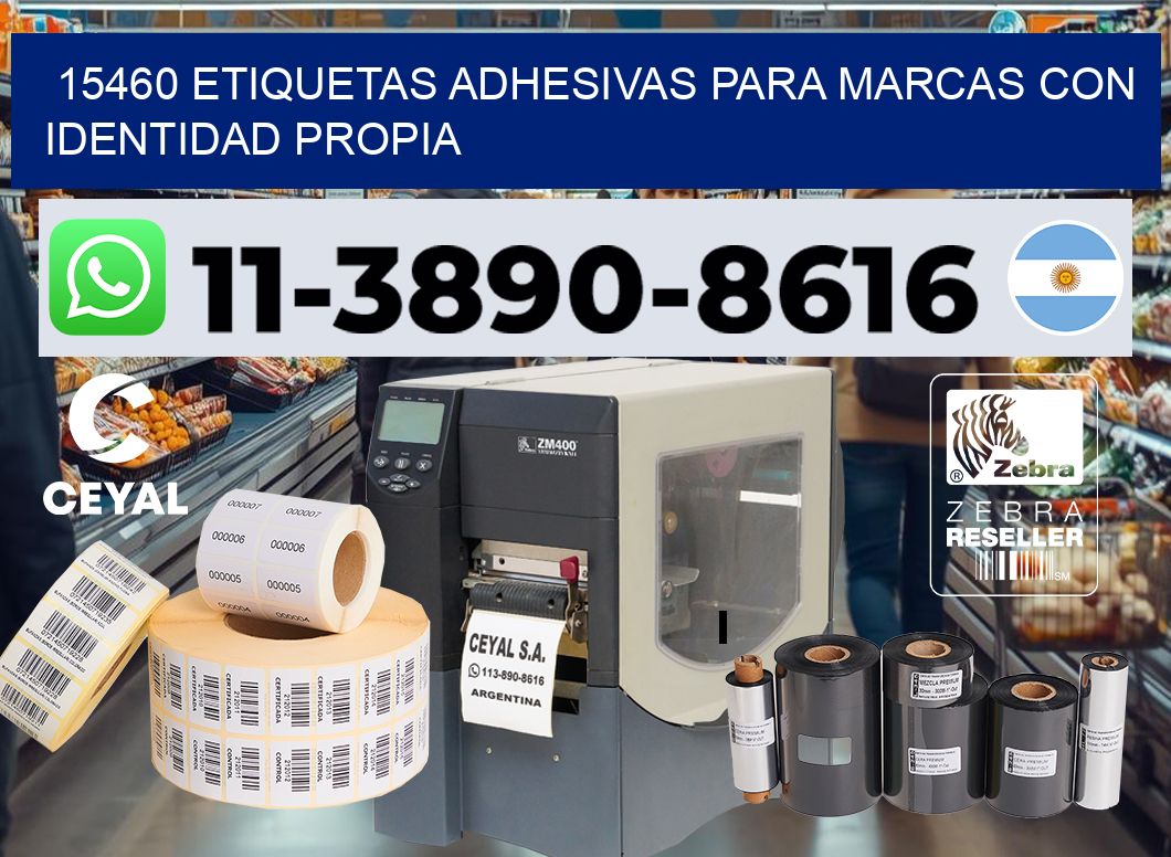 15460 Etiquetas adhesivas para marcas con identidad propia