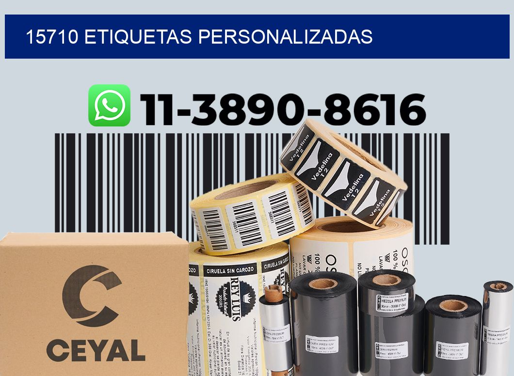 15710 etiquetas personalizadas