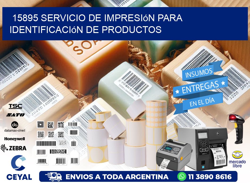 15895 Servicio de impresión para identificación de productos